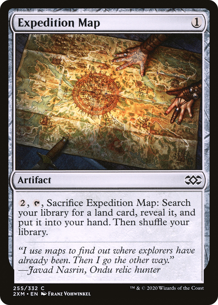 Expedition Map (2XM-255) [Double Masters] MTG Single Wizards of the Coast