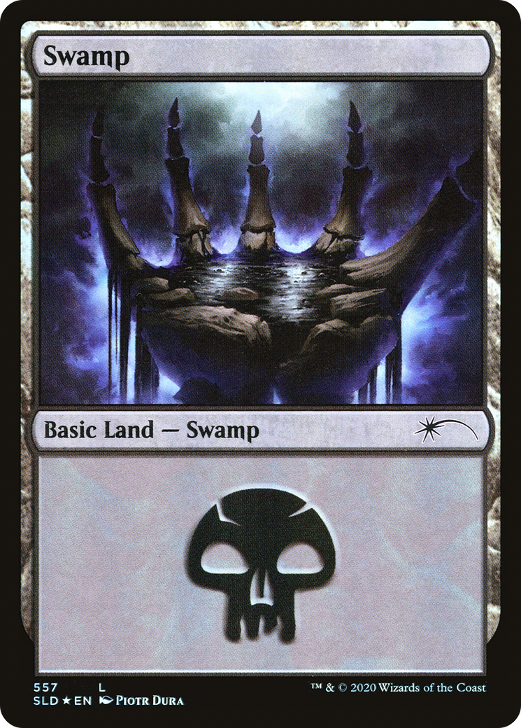 Swamp (SLD-557) [Secret Lair] Drop Foil MTG Single Wizards of the Coast
