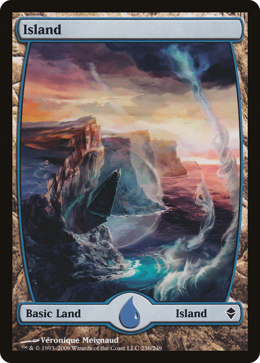 Island (236) - Full Art (ZEN-236) [Zendikar] MTG Single Wizards of the Coast