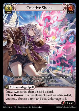 Creative Shock (019) [Promotional Cards] Foil Grand Archive Single Weebs of the Shore