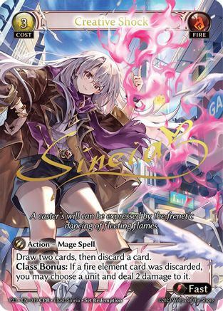 Creative Shock (CPR) (019) [Promotional Cards] Foil Grand Archive Single Weebs of the Shore