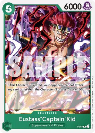 Eustass"Captain"Kid (OP-07 Pre-Release Tournament) (P-067) [One Piece Promotion Cards] One Piece Single Bandai