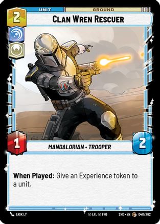 Clan Wren Rescuer (040/262)[Shadows of the Galaxy] Star Wars: Unlimited Single Disney