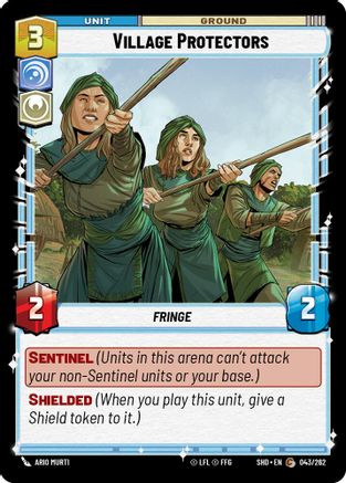 Village Protectors (043/262)[Shadows of the Galaxy] Star Wars: Unlimited Single Disney