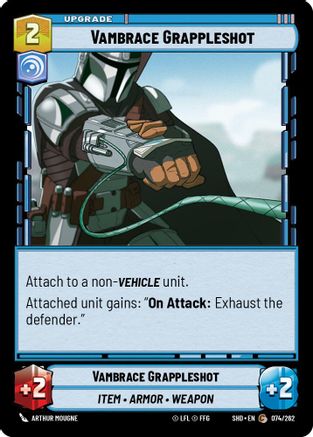 Vambrace Grappleshot (074/262)[Shadows of the Galaxy] Star Wars: Unlimited Single Disney