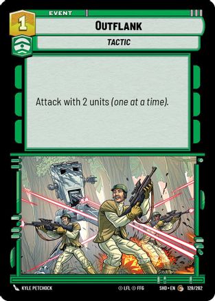 Outflank (128/262)[Shadows of the Galaxy] Star Wars: Unlimited Single Disney