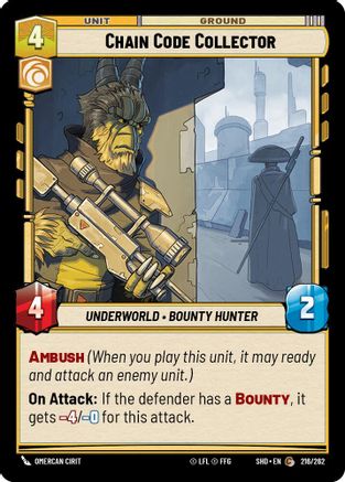 Chain Code Collector (216/262)[Shadows of the Galaxy] Star Wars: Unlimited Single Disney