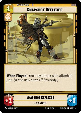 Snapshot Reflexes (223/262)[Shadows of the Galaxy] Star Wars: Unlimited Single Disney
