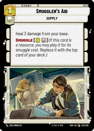 Smuggler's Aid (252/262)[Shadows of the Galaxy] Star Wars: Unlimited Single Disney