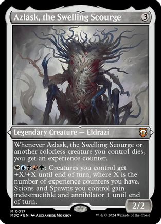 Azlask, the Swelling Scourge (Foil Etched) (M3C-017) [Modern Horizons 3 Commander] Foil MTG Single Wizards of the Coast