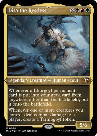 Disa the Restless (Foil Etched) (M3C-020) [Modern Horizons 3 Commander] Foil MTG Single Wizards of the Coast