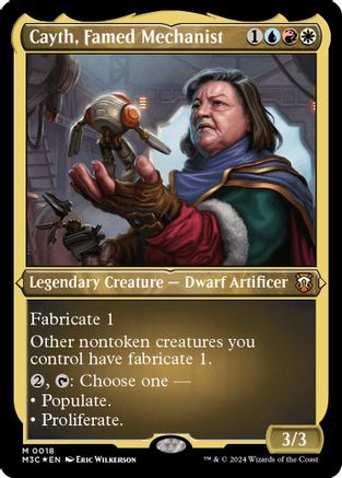 Cayth, Famed Mechanist (Foil Etched) (M3C-018) [Modern Horizons 3 Commander] Foil MTG Single Wizards of the Coast