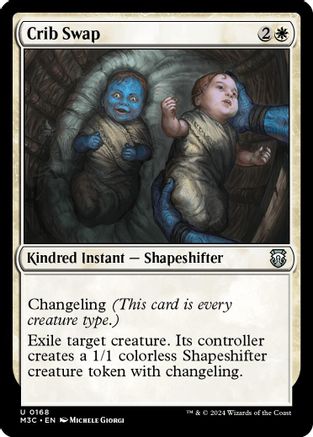 Crib Swap (Ripple Foil) (M3C-168) [Modern Horizons 3 Commander] Foil MTG Single Wizards of the Coast