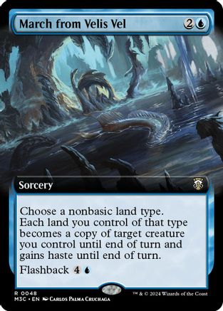 March from Velis Vel (Ripple Foil) (M3C-048) [Modern Horizons 3 Commander] Foil MTG Single Wizards of the Coast