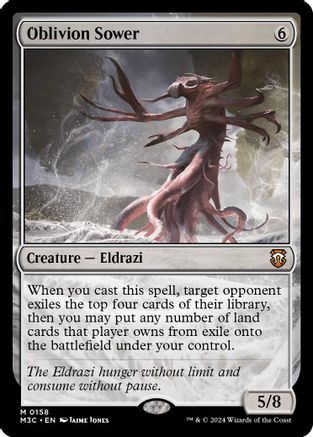 Oblivion Sower (Ripple Foil) (M3C-158) [Modern Horizons 3 Commander] Foil MTG Single Wizards of the Coast