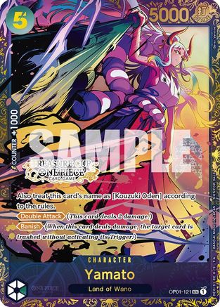 Yamato (Treasure Cup) (OP01-121) [One Piece Promotion Cards] Foil One Piece Single Bandai