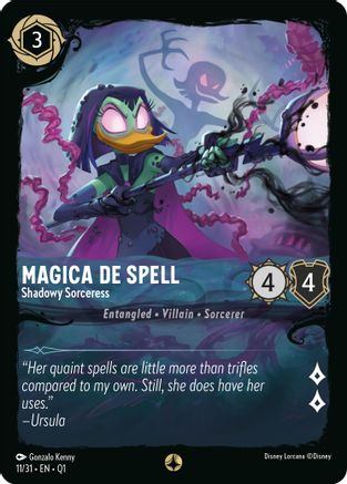 Magica De Spell - Shadowy Sorceress (11/31) [Illumineers Quest Deep Trouble] Lorcana Single Disney