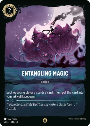 Entangling Magic (20/31) [Illumineers Quest Deep Trouble] Lorcana Single Disney