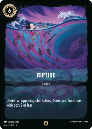 Riptide (24/31) [Illumineers Quest Deep Trouble] Lorcana Single Disney