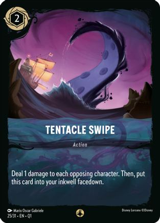 Tentacle Swipe (25/31) [Illumineers Quest Deep Trouble] Lorcana Single Disney