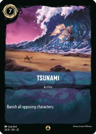 Tsunami (26/31) [Illumineers Quest Deep Trouble] Lorcana Single Disney