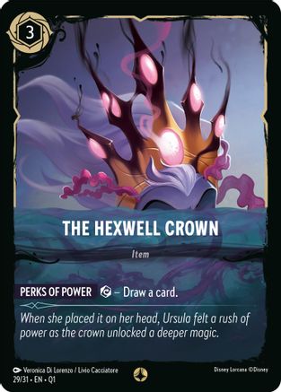 The Hexwell Crown (29/31) [Illumineers Quest Deep Trouble] Lorcana Single Disney