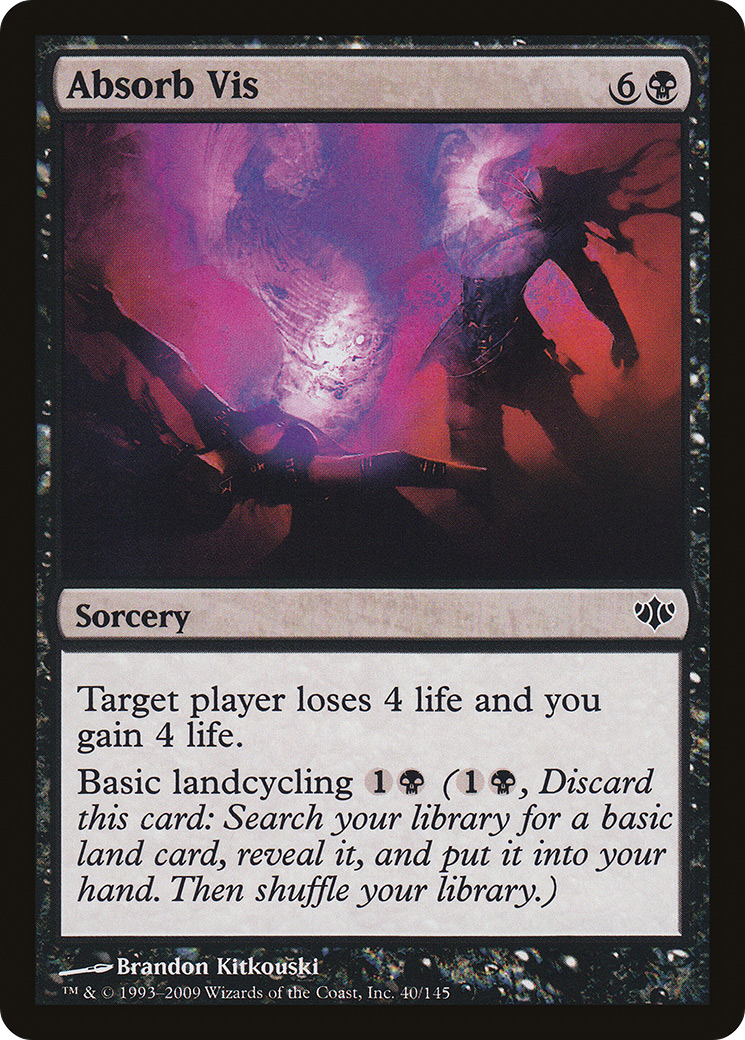 Absorb Vis (CON-040) [Conflux] Foil MTG Single Wizards of the Coast