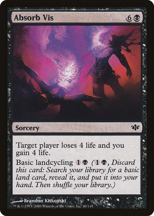 Absorb Vis (CON-040) [Conflux] Foil MTG Single Wizards of the Coast
