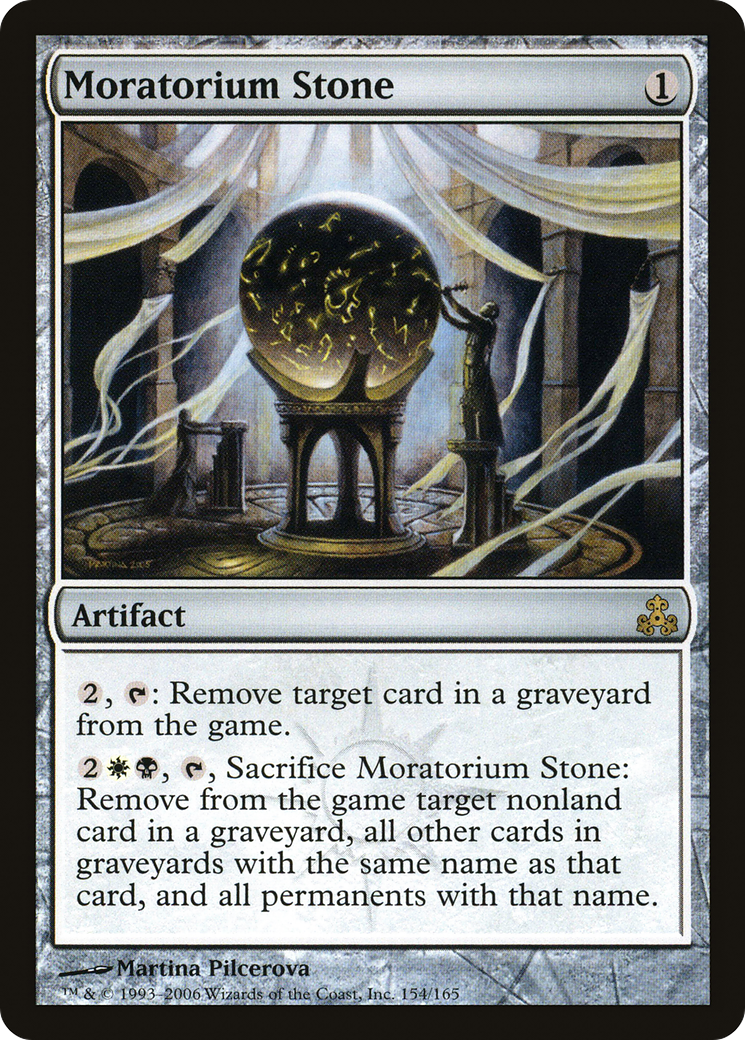 Moratorium Stone (GPT-154) [Guildpact] Foil MTG Single Wizards of the Coast