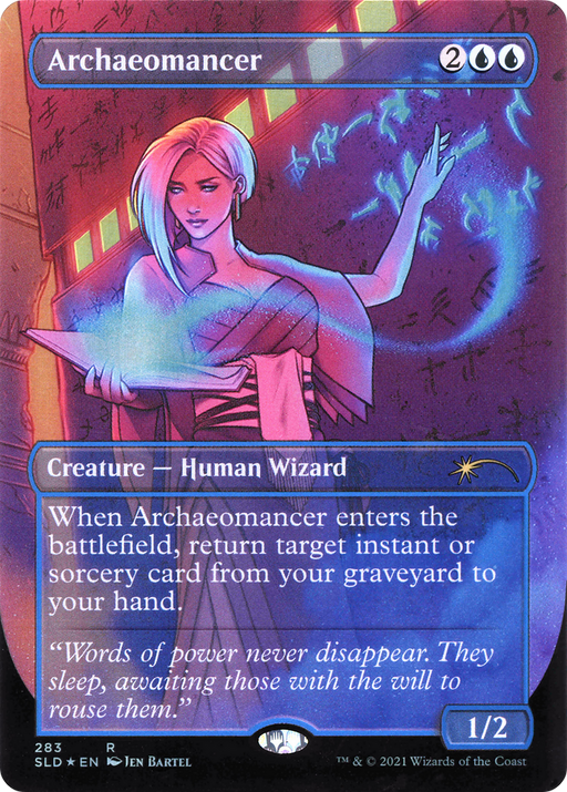 Archaeomancer (SLD-283) [Secret Lair] Drop (Borderless) Foil MTG Single Wizards of the Coast