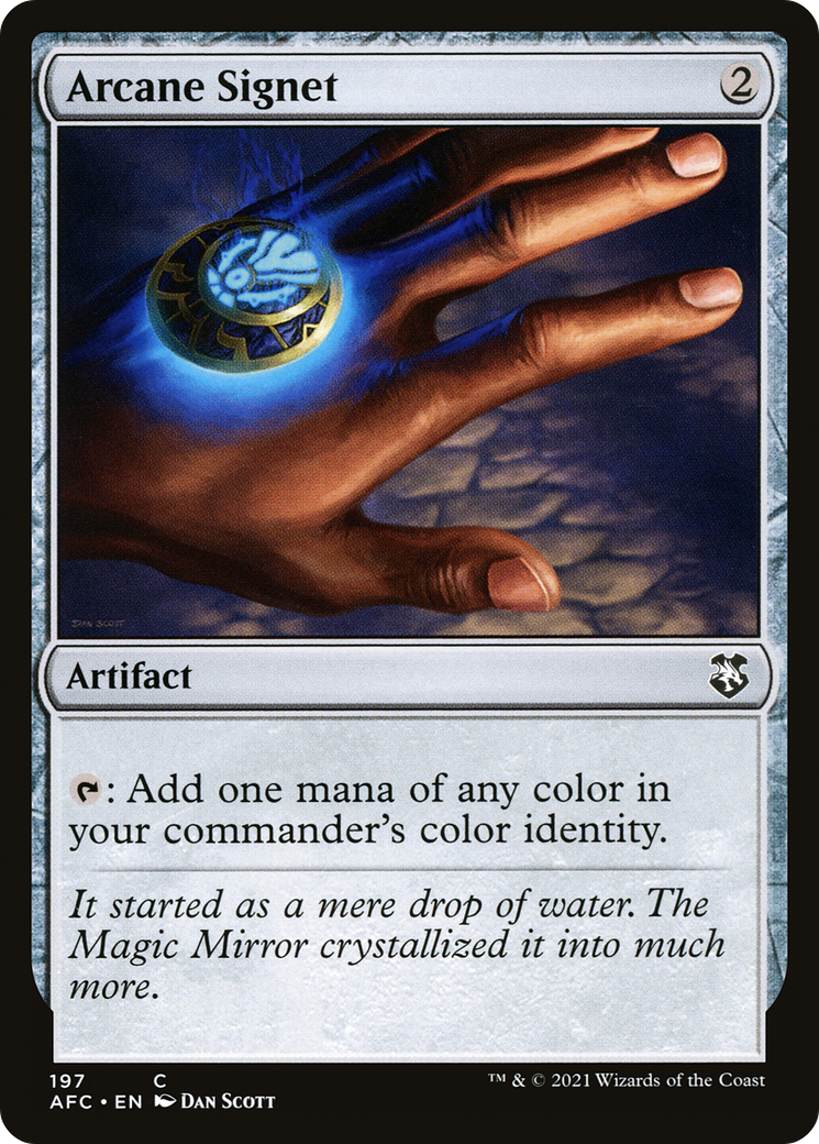 Arcane Signet (AFC-197) [Forgotten Realms Commander] MTG Single Wizards of the Coast