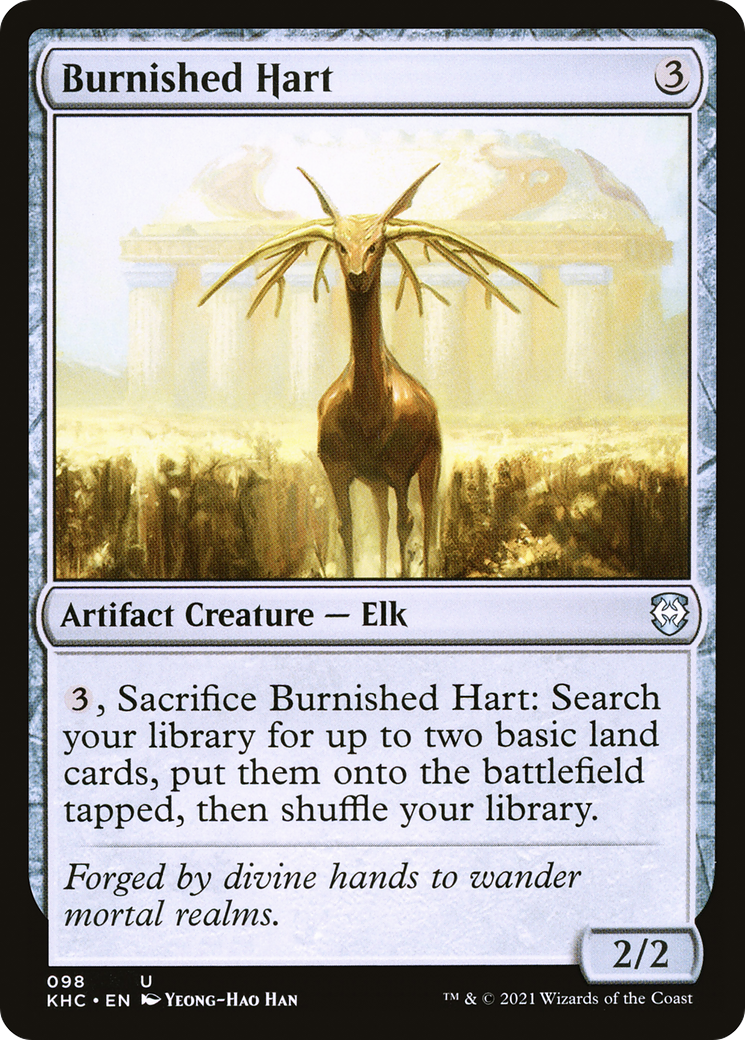 Burnished Hart (KHC-098) [Kaldheim Commander] MTG Single Wizards of the Coast