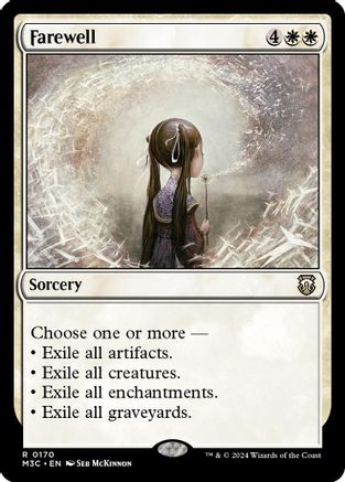 Farewell (Ripple Foil) (M3C-170) [Modern Horizons 3 Commander] Foil MTG Single Wizards of the Coast