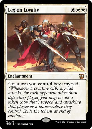 Legion Loyalty (Ripple Foil) (M3C-171) [Modern Horizons 3 Commander] Foil MTG Single Wizards of the Coast