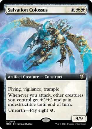 Salvation Colossus (Ripple Foil) (M3C-043) [Modern Horizons 3 Commander] Foil MTG Single Wizards of the Coast