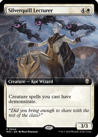 Silverquill Lecturer (Ripple Foil) (M3C-044) [Modern Horizons 3 Commander] Foil MTG Single Wizards of the Coast