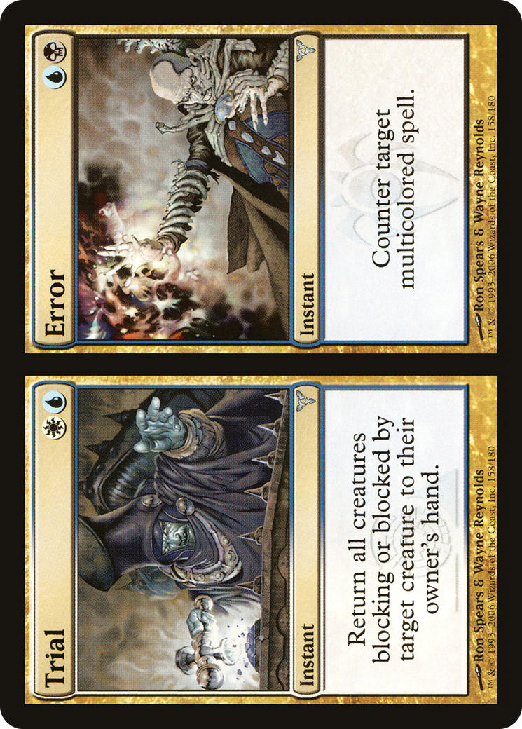 Trial // Error (DIS-158) [Dissension] Foil MTG Single Wizards of the Coast