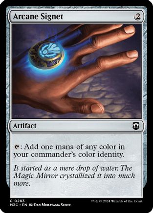 Arcane Signet (Ripple Foil) (M3C-283) [Modern Horizons 3 Commander] Foil MTG Single Wizards of the Coast