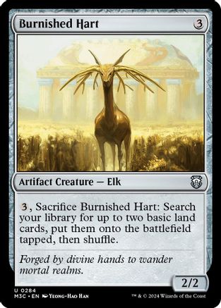 Burnished Hart (Ripple Foil) (M3C-284) [Modern Horizons 3 Commander] Foil MTG Single Wizards of the Coast