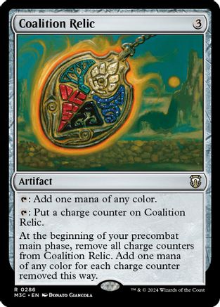 Coalition Relic (Ripple Foil) (M3C-286) [Modern Horizons 3 Commander] Foil MTG Single Wizards of the Coast
