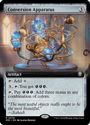 Conversion Apparatus (Ripple Foil) (M3C-076) [Modern Horizons 3 Commander] Foil MTG Single Wizards of the Coast