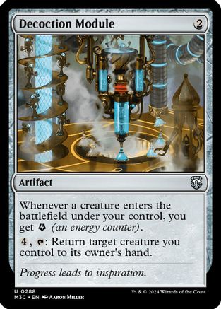 Decoction Module (Ripple Foil) (M3C-288) [Modern Horizons 3 Commander] Foil MTG Single Wizards of the Coast