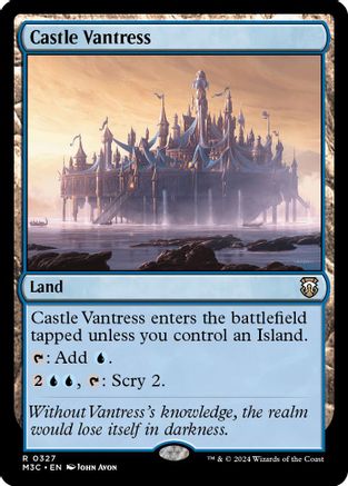 Castle Vantress (Ripple Foil) (M3C-327) [Modern Horizons 3 Commander] Foil MTG Single Wizards of the Coast