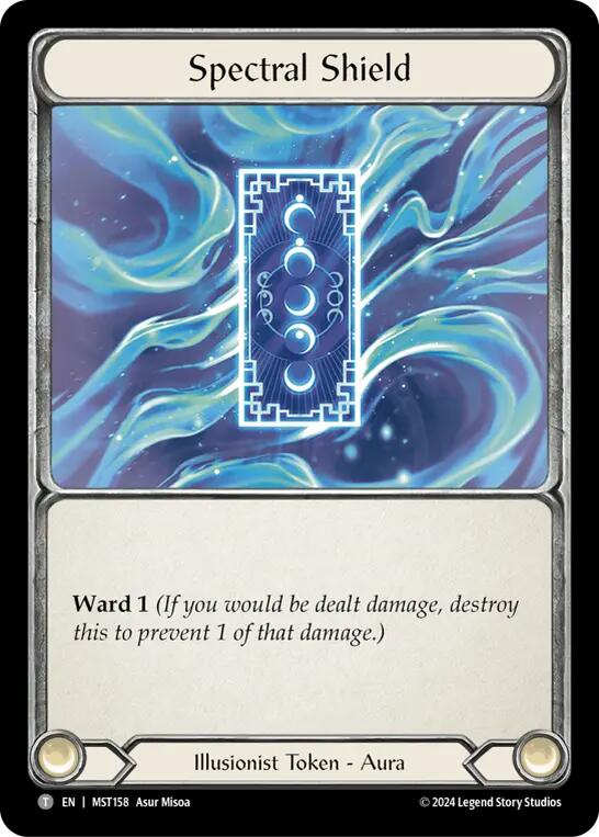 Beckoning Mistblade // Spectral Shield [MST003//MST158] (Part the Mistveil) Flesh And Blood Single Flesh And Blood   