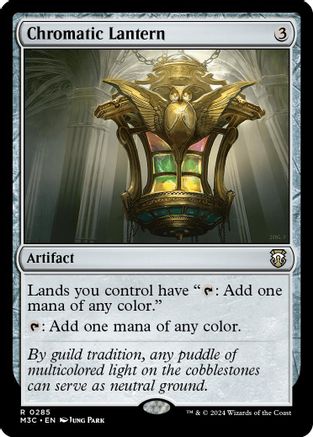 Chromatic Lantern (Ripple Foil) (M3C-285) [Modern Horizons 3 Commander] Foil MTG Single Wizards of the Coast