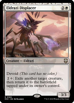 Eldrazi Displacer (Ripple Foil) (M3C-169) [Modern Horizons 3 Commander] Foil MTG Single Wizards of the Coast
