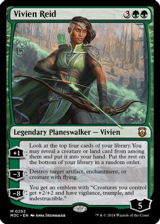 Vivien Reid (Ripple Foil) (M3C-252) [Modern Horizons 3 Commander] Foil MTG Single Wizards of the Coast
