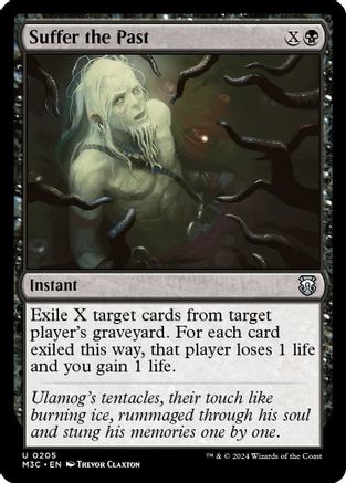 Suffer the Past (Ripple Foil) (M3C-205) [Modern Horizons 3 Commander] Foil MTG Single Wizards of the Coast