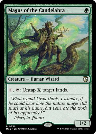 Magus of the Candelabra (Ripple Foil) (M3C-236) [Modern Horizons 3 Commander] Foil MTG Single Wizards of the Coast