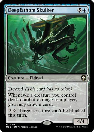 Deepfathom Skulker (Ripple Foil) (M3C-180) [Modern Horizons 3 Commander] Foil MTG Single Wizards of the Coast